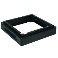 Lanview by Logon W=800 D=800 H=100mm PLINTH MODULE BLACK