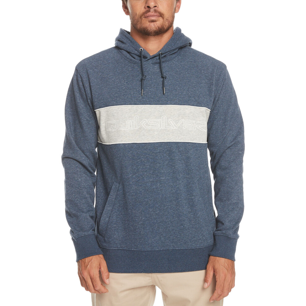 Quiksilver (M, Naval Academy) Mens Bold Omni Pullover Hoody Sweatshirt Jumper Hoodie