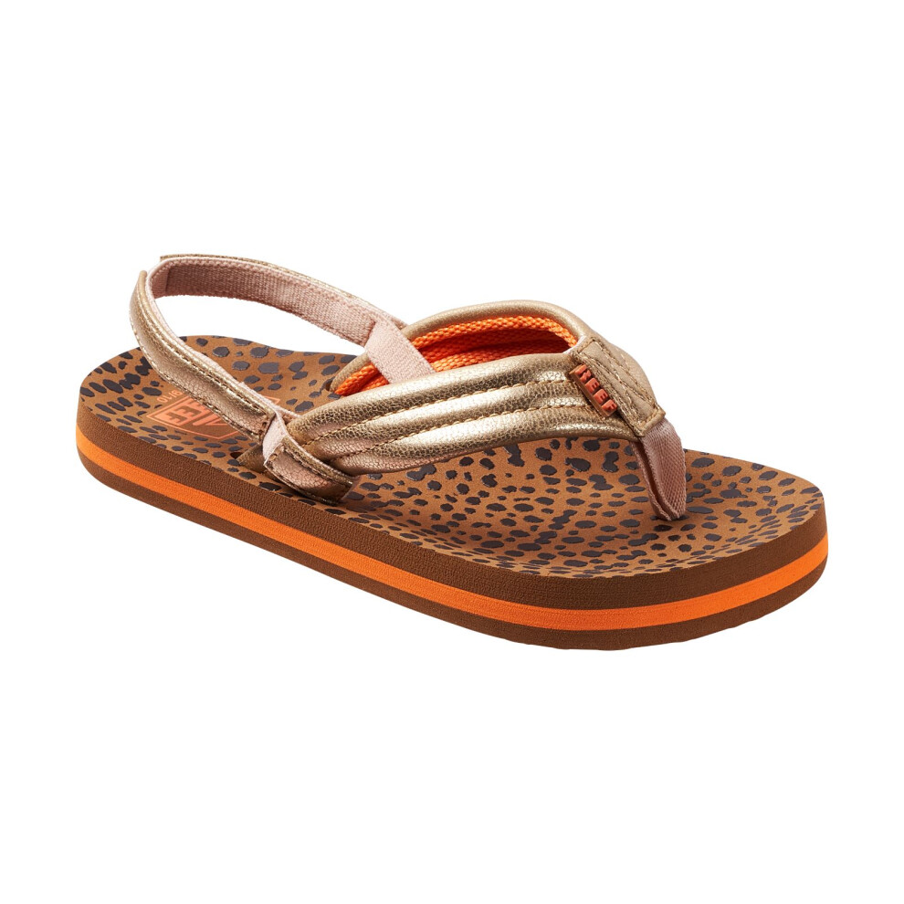 Reef (7K Uk, Wild) Children Kids Little Ahi Summer Beach Pool Sandals Thongs Flip Flops