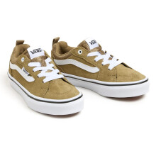 Vans Kids Filmore Low Rise Suede Canvas Trainers Sneakers Shoes