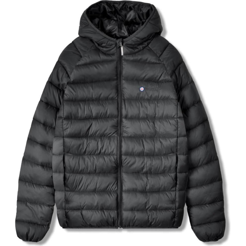 Lambretta (4Xl, Black) Mens Hooded Padded Jacket