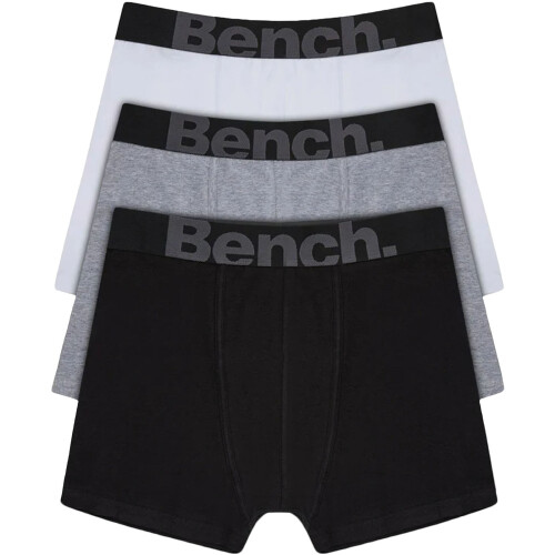 Bench Bench Mens Conan 3 Pack Elasticated Underwear Boxers Boxer Shorts - Assorted