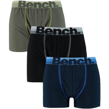 Bench Mens Cordova 3-Pack Logo Waistband Underwear Boxers Boxer Shorts - Multi