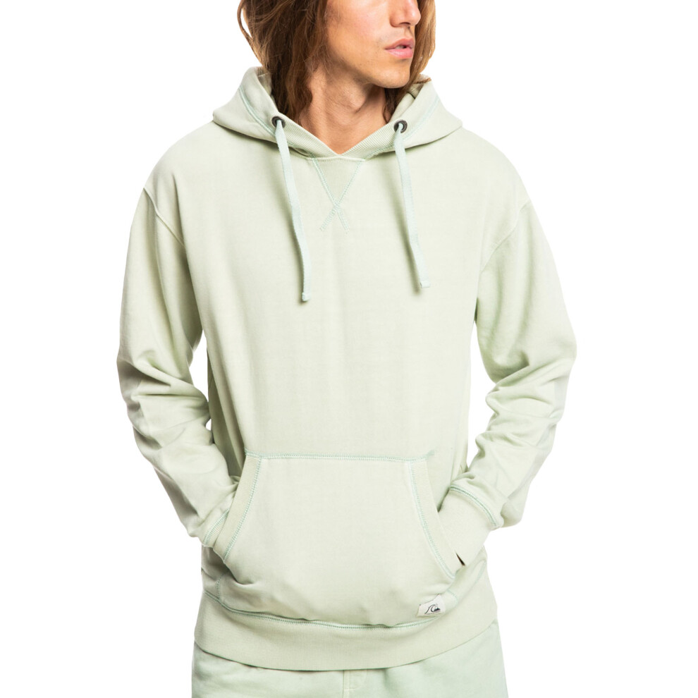 Quiksilver Mens Trip Away Pullover Hooded Sweatshirt Hoody Hoodie - Green
