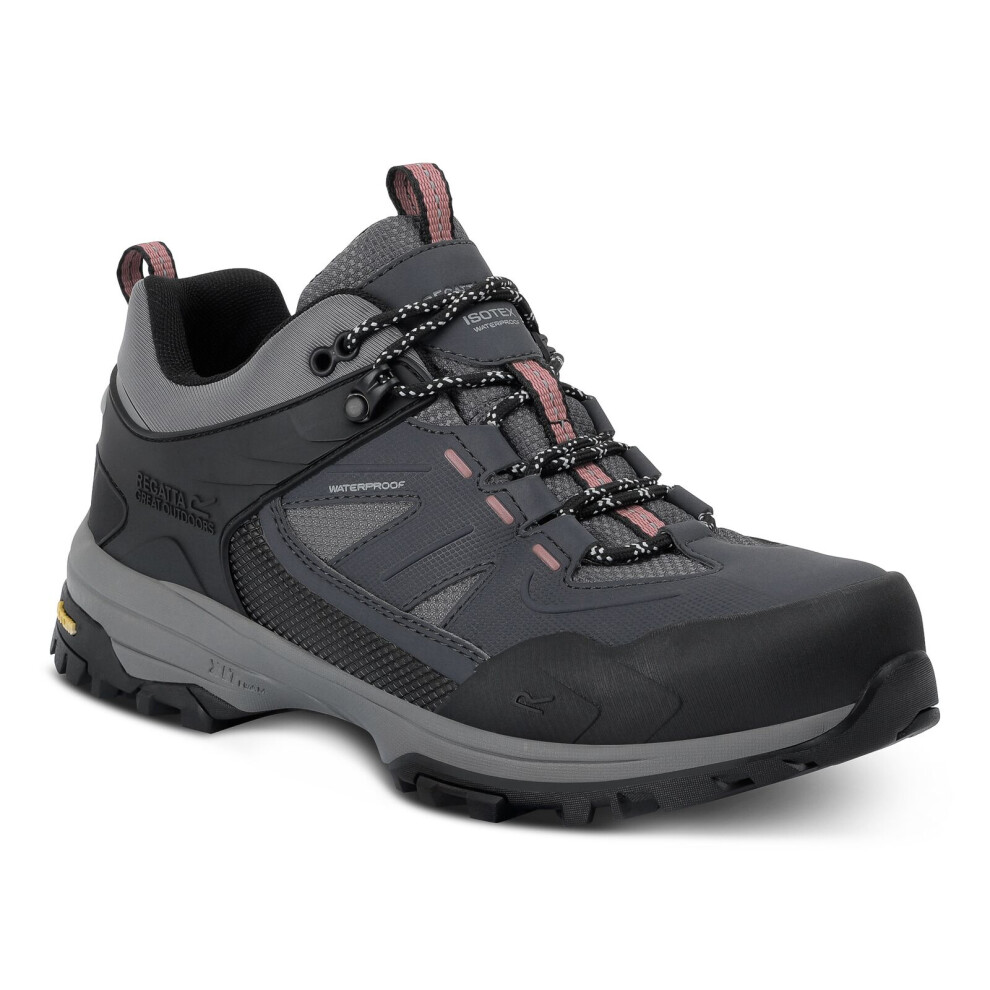 Regatta (7 Uk, Seal Grey/Dusty Rose) Womens Regen Low Walking Shoes