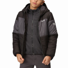 (3-4 Yrs, Black) Regatta Kids Lofthouse VII Insulated Padded Water Repellent Jacket Coat