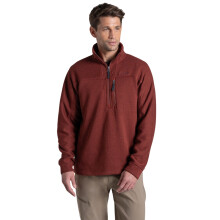 (2XL, Red Jasper) Craghoppers Mens Torney III Knitlook Half Zip Fleece