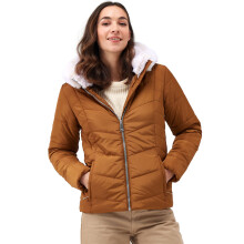 (12, Rubber) Regatta Womens Wildrose Baffled Water Repellent Jacket Coat - Rubber