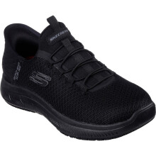 (4 UK, Black) Skechers Womens Summits - Enslee Slip-ins Trainers - Black