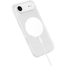 eSTUFF iPhone Air INFINITE OSLO Magnetic Hybrid Cover - Transparent - 86% recycled plastic