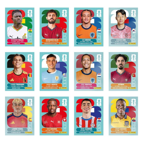Panini FIFA World Cup 2026 Sticker 50-Packets Booster Pack, Multicolor 1