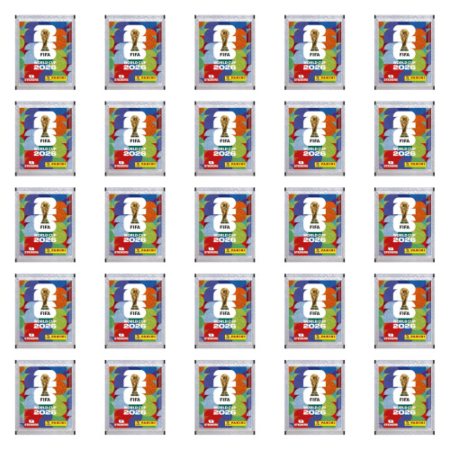 Panini FIFA World Cup 2026 Sticker 50-Packets Booster Pack, Multicolor 2