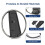 Slim Vertical Stand for PS5 Secure, Stylish Base for  5 Disc & Digital Models 3
