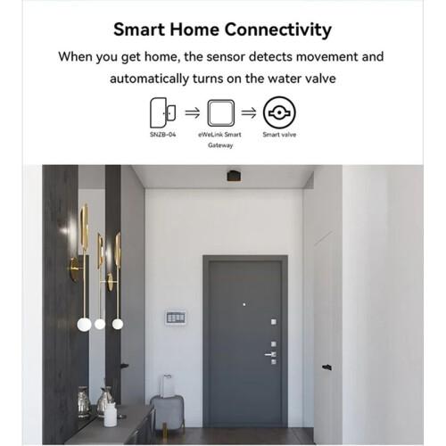 Zigbee  Valve Controller EWelink  Valve APP Remote Control IP65 Waterproof Water Valve Works for Alexa, DN25 2