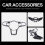 Car Steering Wheel Button Frame Replace for  TT Accessories 5