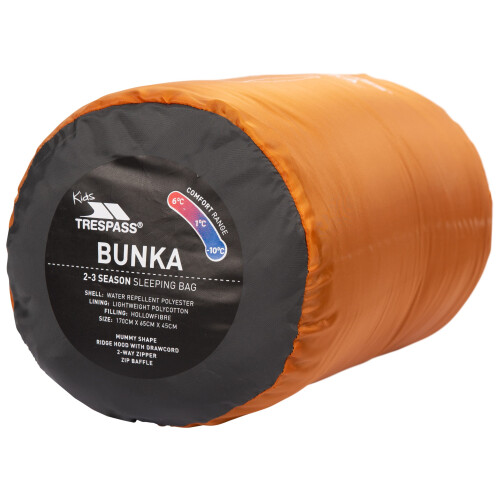 Trespass Trespass Kids Sleeping Bag Bunka Carrot One Size 1