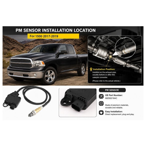 68250216AC Partikelsensor för Bil PM-Sensor för  Ram 1500 2017-2019 1