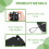 nllkii Portable digital Golf Score Counte 2 Player with Keychain 3