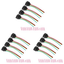 12 Pack ZüNdung Spule Stecker Kabel Baugruppe für A4 1.8T, 2.0T, 2.5L, 3.2L, 4.2L ZüNdung Spule Kabel Baugruppe