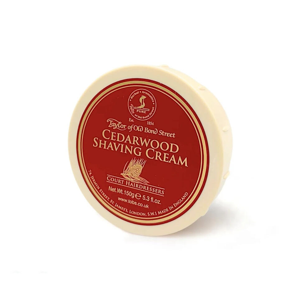 Photos - Beard & Moustache Care Taylor of Old Bond Street Cedarwood Shaving Cream Bowl, 150g 