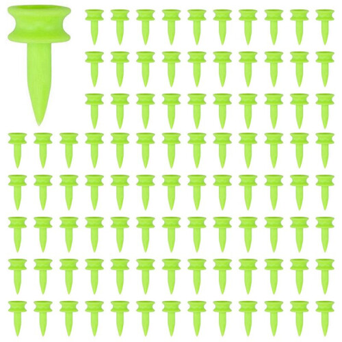 Step Down  Tees 0.86 Inch 500 Count Plastic  Castle Small Tees(Green)