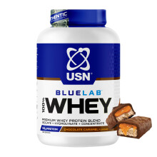 USN BlueLab 100% Whey Protein Powder 2kg (58 Servings) - 24g Protein - Whey Isolate, Hydrolysate & Concentrate Blend - High Protein Shake for Muscle