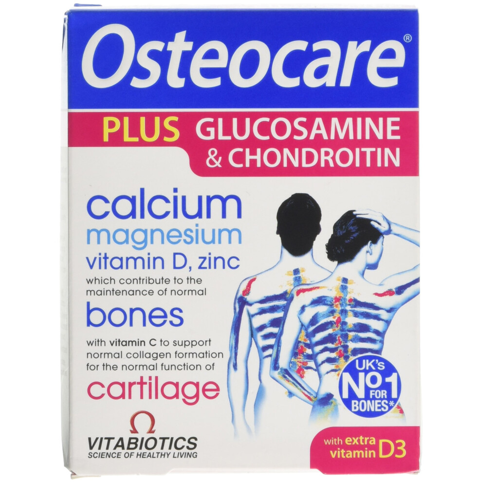 Osteocare 60 Vitabiotics Glucosamine And Chondroitin Tablets