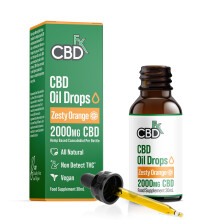 CBDfx 2000mg CBD Oil, High Strength CBD Oil for Stress, Anxiety & Sleep Support,