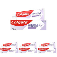 Colgate Sensitive with Sensifoam Multi Protection Toothpaste 75ml - Fluoride Toothpaste - Cavity Protection (Pack of 4)