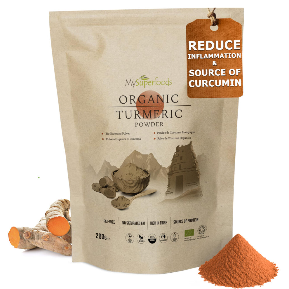 Mysuperfoods Turmeric Powder | Organic | 200G | Natural Source Of Curcumin |