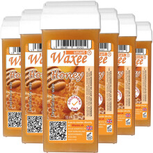 Roll on wax cartridge 100ml roller Natural HONEY- WAXEE (6 x 100ml roll-on wax cartridge)