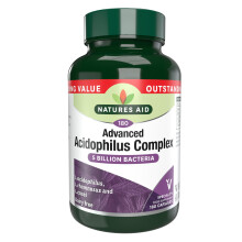 Natures Aid Acidophilus Complex 5 Billion Bacteria CFU – High Strength Supplemen