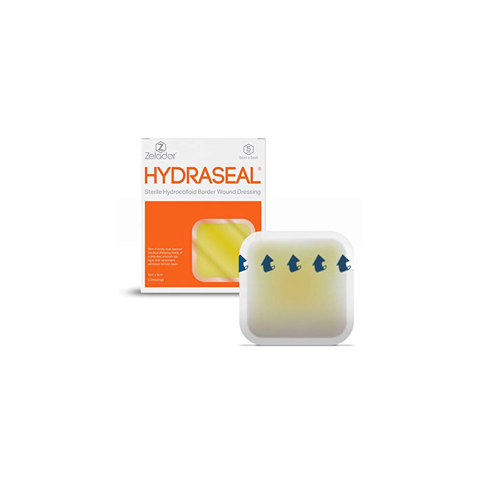 Hydraseal Hydrocolloid Border Wound Dressing Â Waterproof, Breathable & Adhesive Patches For Faster Healing, Blister & Acne Protection Â Ideal For Sensitive