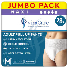 28 x Incontinence Maxi Pants Women and Men | Adult Pull Ups | Adult Nappies | Ma