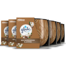 Glade Jar Candle, Scented Candle Infused with Essential Oils, Made