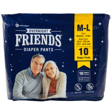 Friends Adult Nappies, Maximum Absorbency and Overnight Protection, Nappies for