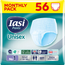 56 x Incontinence Pants Women and Men, Adult Diapers, Pull-Ups Pants,