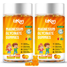 Magnesium Glycinate Gummies 100mg for Kids, Vitamin D3 Magnesium