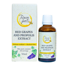RAW POT RED Grape & Propolis Extract – Polyphenol Antioxidant Complex Liquid, Su