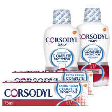 Corsodyl Complete Protection Bundle: 2X Complete Protection Extra Fresh Toothpas
