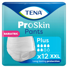 Tena ProSkin Pants Bariatric Plus Incontinence Underwear, XXL (12 Count)