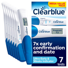 Clearblue Pregnancy Test 7X Confirmation & Date Early Detection Mega Value Combo
