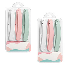 Face Razor Eyebrow Razors Face Shavers with Cover for Women 6PCS Dermaplaning Bl