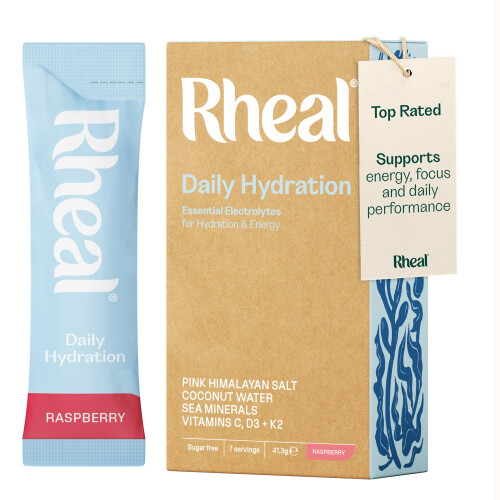 Rheal Hydration Sachets, 7 Day Trial Pack, Ready to Mix, Essential Electrolytes