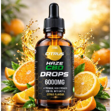Haze CBD 6000mg CBD Oil – 30ml High Strength CBD Oil - Premium CBD Oral Drops –