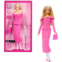 Barbie Signature Styled by Andrew Mukamal Fashion Doll, Collectible with 3 Day-to-Night Looks & Accessories, Includes Stand