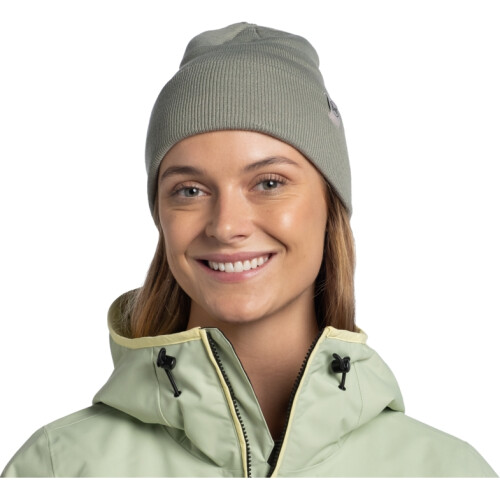 Buff Buff Unisex Lilon Two Layer Circular Knit Beanie - Opaline - OS 2