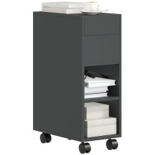 Mesa Auxiliar Negro 45 x 25 x 70 cm
