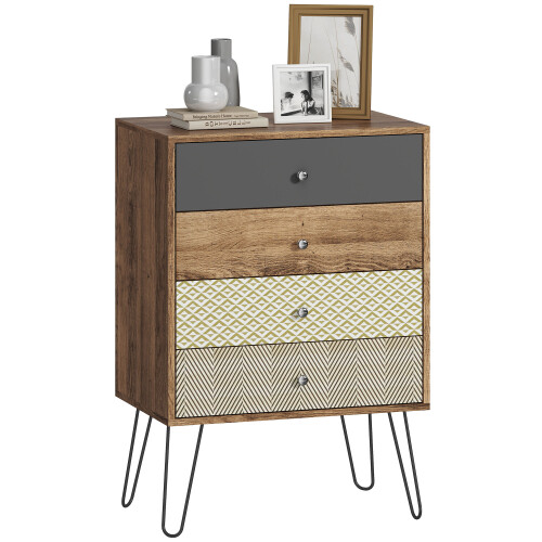 Homcom Cómoda Marrón 60 x 39 x 86 cm
