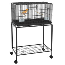 Jaula para Pájaros Negro 77 x 46 x 119 cm